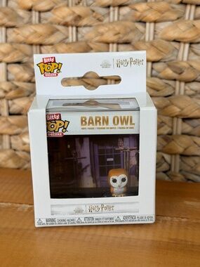 NEW Harry Potter Bitty Pop! Deluxe Barn Owl Figure - White & Tan